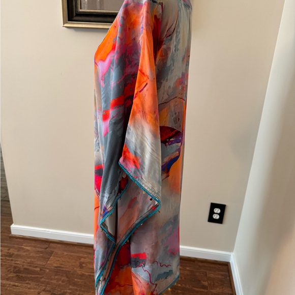 Like New Soft Surroundings Isle of White Topper or Ruana. Sz Large. Gorgeous! - Picture 4 of 10